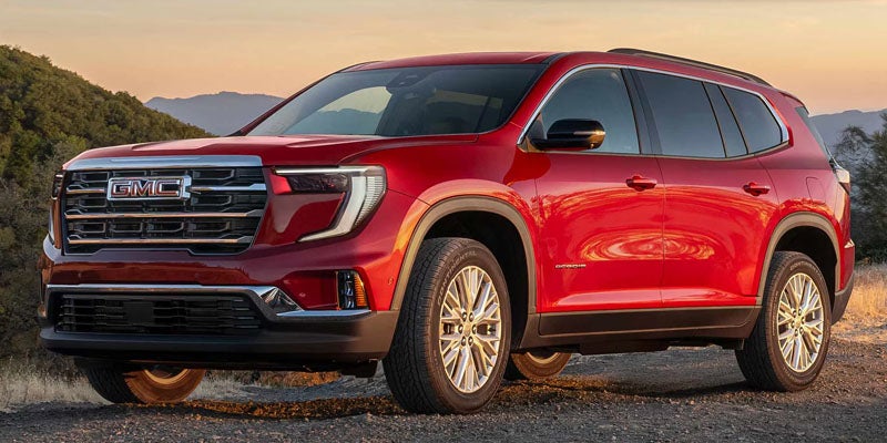 2026 GMC Acadia front angle view