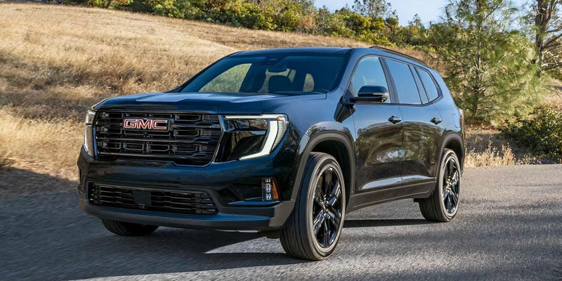2026 GMC Acadia front view outdoors