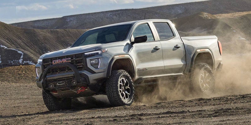 2026 GMC Canyon with side angle view